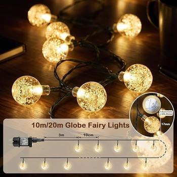 Světelný řetěz Hopelit, 20 m, 200 LED, IP44