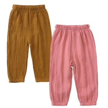 Balenie 2 unisex háremových nohavíc pre bábätká/deti, letné…
