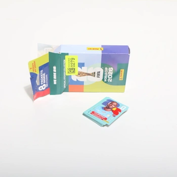 Samolepky Panini Mistrovství světa ve fotbale 2026 – Blistrové balení s 8 pouzdry, sada více kusů.