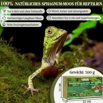 ZeeDix rašeliník 500g do terária a rastlín Natural 500g