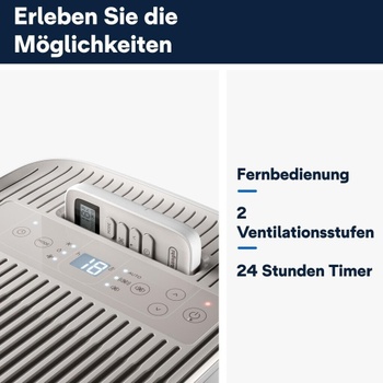 Mobilná klimatizácia, až 60 m², 65 dB, 8300 BTU, biela - A