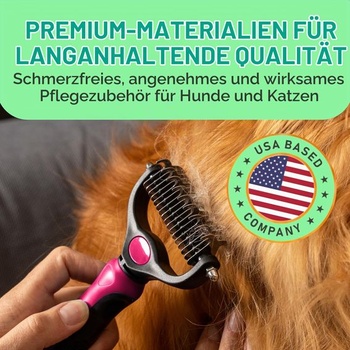 MaxPower Planet Dog and Cat Brush - Jemná kefa na podsrsť pre dlhosrsté zvieratá - Obojstranná