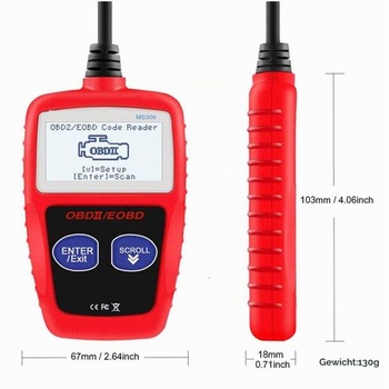 DollaTek MS309 OBDII skener Viacjazyčný automobilový skener Diagnostický nástroj pre motor