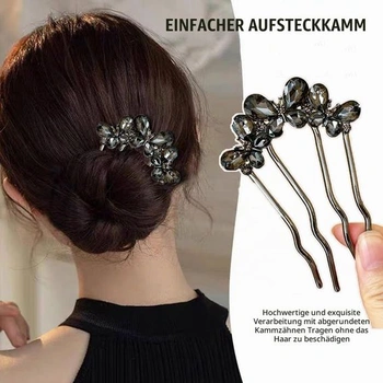 Elegantní sponky do vlasů s kamínky pro ženy, na účesy, nevěsty, vlasové stylingové doplňky pro
