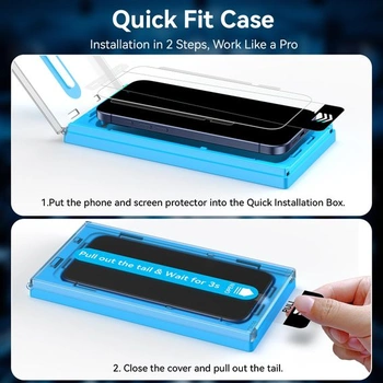 Ochranná fólie Mothca HD pro iPhone 17/17 Pro/16 Pro, balení po 2 kusech, průhledná, 6,3 palce.