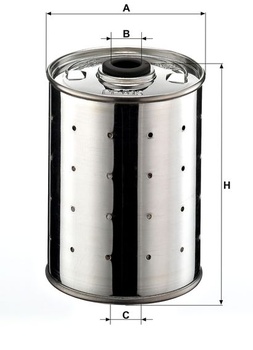 MANN-FILTER, PF 815 Olejový filter biely, jednotlivo balený