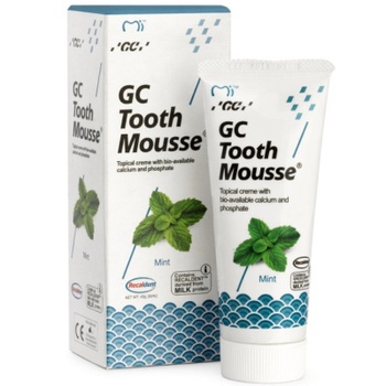 Dentálny krém Tooth Mousse s príchuťou mäty, 35 ml, biela - N