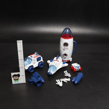 Raketa Siairo Space Shuttle pre deti, vesmírna loď so svetelnými a zvukovými efektmi, vesmírna
