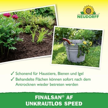 Neudorff Finalsan AF Weed-Free Speed ​​– Rýchlo pôsobiaci herbicíd proti burine, machu a riasam.