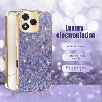 Puzdro na telefón pre Honor Magic 8 Lite/Magic 8 Lite/X9D, kožené puzdro s módnou a lesklou