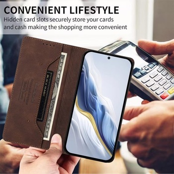 Puzdro na telefón pre Oukitel C5, puzdro z umelej kože s RFID blokovaním, magnetické zapínanie,