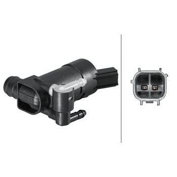 HELLA 8TW 006 848-151 Čerpadlo ostrekovača čelného skla - 12V