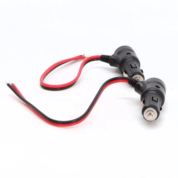 Adaptér do zapalovače cigaret 12V/24V, 16AWG, odolný, 15A, zástrčka zapalovače cigaret do holého