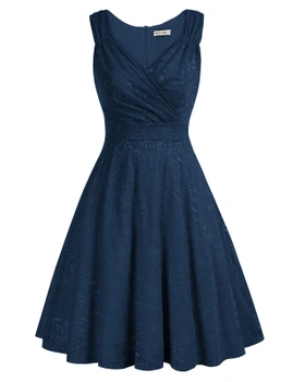 GRACE KARIN šaty 50. roky šaty rockabilly vintage šaty krajkové koktailové šaty CL645-9 2XL
