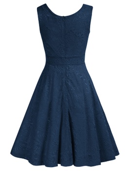 GRACE KARIN šaty 50. léta šaty rockabilly vintage šaty krajkové koktejlové šaty CL645-9 2XL