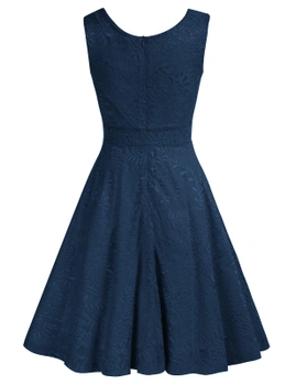 GRACE KARIN šaty 50. roky šaty rockabilly vintage šaty krajkové koktailové šaty CL645-9 2XL
