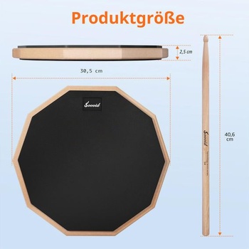 Obojstranný cvičný pad a paličky Sovvid