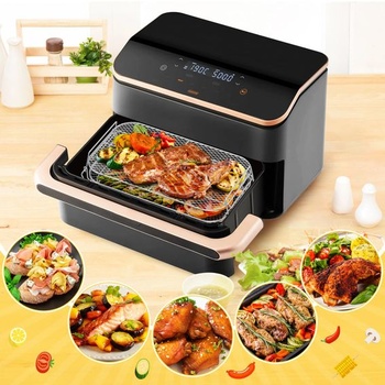 Příslušenství k horkovzdušné fritéze kompatibilní s Ninja AF500EU, 2patrový rošt do horkovzdušné