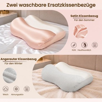 Ergonomický polštář na podporu krku Mailirious, polštář na krk z paměťové pěny
