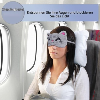 Očná maska ​​na spanie, 3D roztomilé zvieratká, maska ​​na spanie, novinka, očná maska, kryt očí,