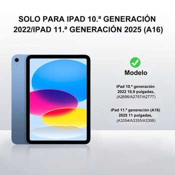IVEOPPE Klávesnica pre iPad 10. generácie 2022/11. generácia A16 2025 (10,9/11 palcov), Odnímateľná