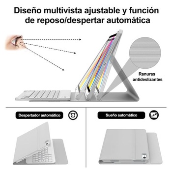 IVEOPPE Klávesnica pre iPad 10. generácie 2022/11. generácia A16 2025 (10,9/11 palcov), Odnímateľná