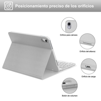 IVEOPPE Klávesnica pre iPad 10. generácie 2022/11. generácia A16 2025 (10,9/11 palcov), Odnímateľná