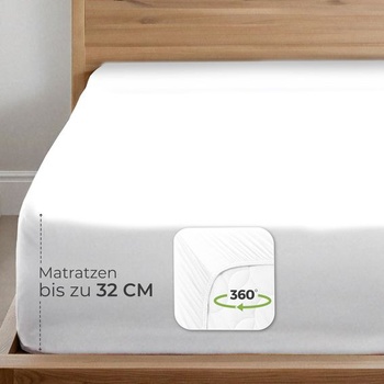Dreamzie - Napínacie prestieradlo 90/100x200 cm - 100% Jersey organická bavlna 90 x 200 cm - 100 x