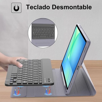 Puzdro s klávesnicou pre Samsung Galaxy Tab S10 Lite/S10 FE 26,9 cm (10,9 palca) 2025/S9 FE 10,9