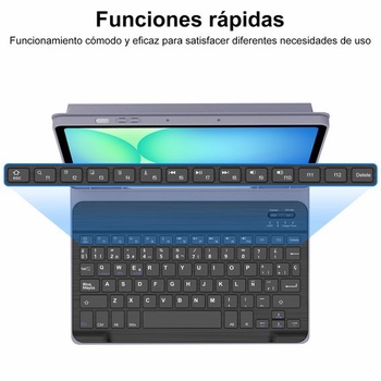 Puzdro s klávesnicou pre Samsung Galaxy Tab S10 Lite/S10 FE 26,9 cm (10,9 palca) 2025/S9 FE 10,9