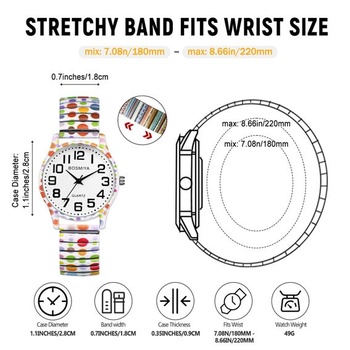 Dámské elastické hodinky JewelryWe z nerezové oceli: Vintage boho analogové quartzové náramkové