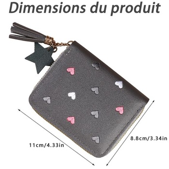 ANBOO Exquisite Wallet, Dievčenská peňaženka, Kabelka pre dievčatá, Teenagerky, Dámska peňaženka, 4