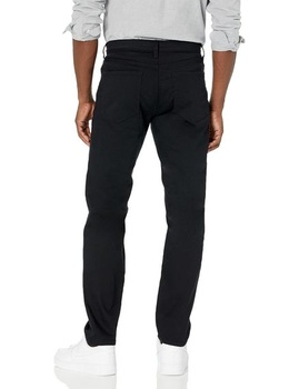Pánske strečové džínsy Amazon Essentials Athletic Fit - ukončené farby, 28W / 28L, čierne