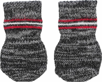 TRIXIE Protišmykové ponožky pre psov, šedé, veľkosť L-XL –…