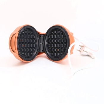 Bestron mini vaflovač na klasické vafle 10cm, malý vaflovač vrátane nepriľnavej vrstvy, ideálny
