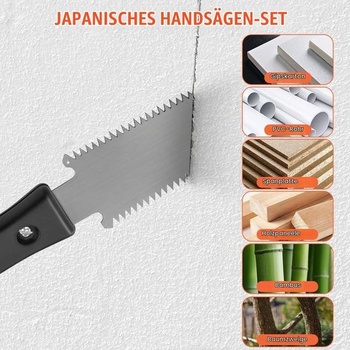 Ručná píla Adiwo s obojstranným rezaním Ryoba, japonská ručná píla, malá obojstranná píla, vysoko