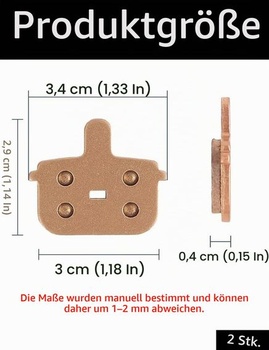 4 brzdové doštičky pre Ninebot Max G3, sada kovových brzdových doštičiek pre kolobežku,