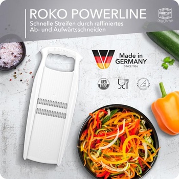 Börner Roko PowerLine Strúhadlo Julienne - Jemné prúžky zeleniny - White Basic Krájač White