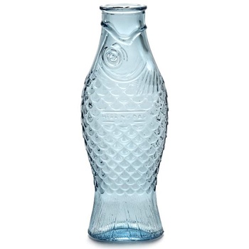 Paola Navone FISH & FISH Fľaša, 85 cl - Svetlo modrá karafa