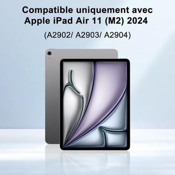 Klávesnica pre iPad Air 11 palcov M3/M2 (2025/2024), francúzska klávesnica AZERTY, odnímateľná,