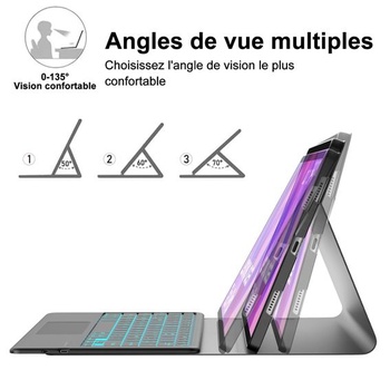 IVEOPPE púzdro s klávesnicou pre Lenovo Idea Tab Pro 12,7 palca 2025 s touchpadom, francúzske