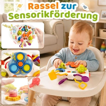 Montessori hračka Busy Board pro děti od 1 do 2 let, pro dívky i chlapce