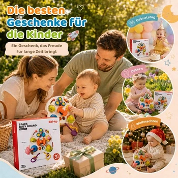 Montessori hračka Busy Board pro děti od 1 do 2 let, pro dívky i chlapce