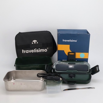 Elektrický box na obed Travelisimo, zelený