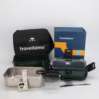 Elektrický box na obed Travelisimo, zelený