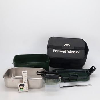 Elektrický box na obed Travelisimo, zelený