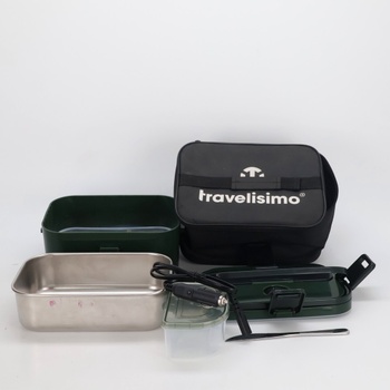 Elektrický box na obed Travelisimo, zelený