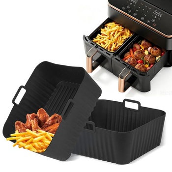 Súprava 2 silikónových foriem do fritézy, príslušenstvo pre…