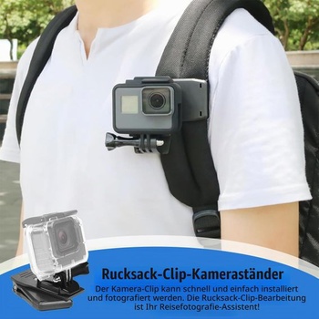 Magnetický držiak na batoh, držiak s rýchloupínacím klipom