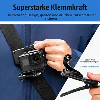 Magnetický držiak na batoh, držiak s rýchloupínacím klipom